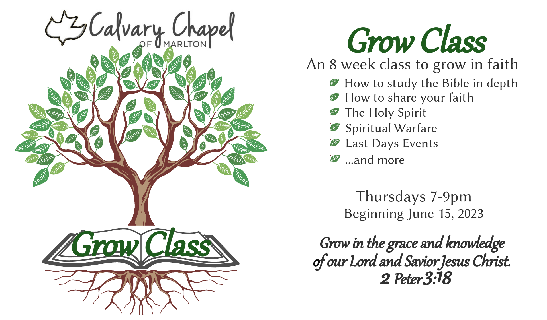 CC Marlton Grow Class